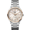 Carrera Day-Date 41mm Two-Tone Beige Dial Automatic Watch