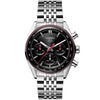 Carrera 41mm Black/Red Dial Automatic Chronograph Bracelet Watch