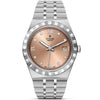 Royal 38mm Salmon Diamond Dial Automatic Bracelet Watch