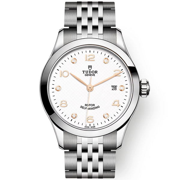 Rose Diamond Dial Ladies Automatic Bracelet Watch - Berry's Jewellers