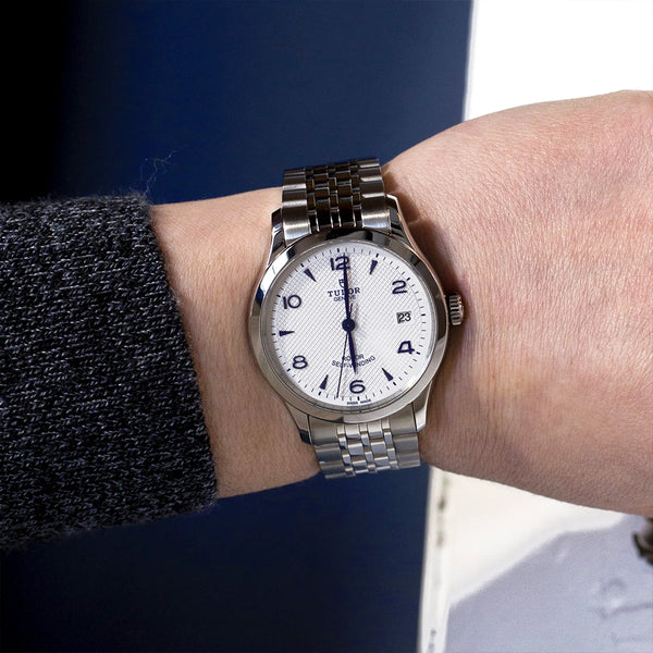 Blue Dial Automatic Bracelet Watch - Berry's Jewellers