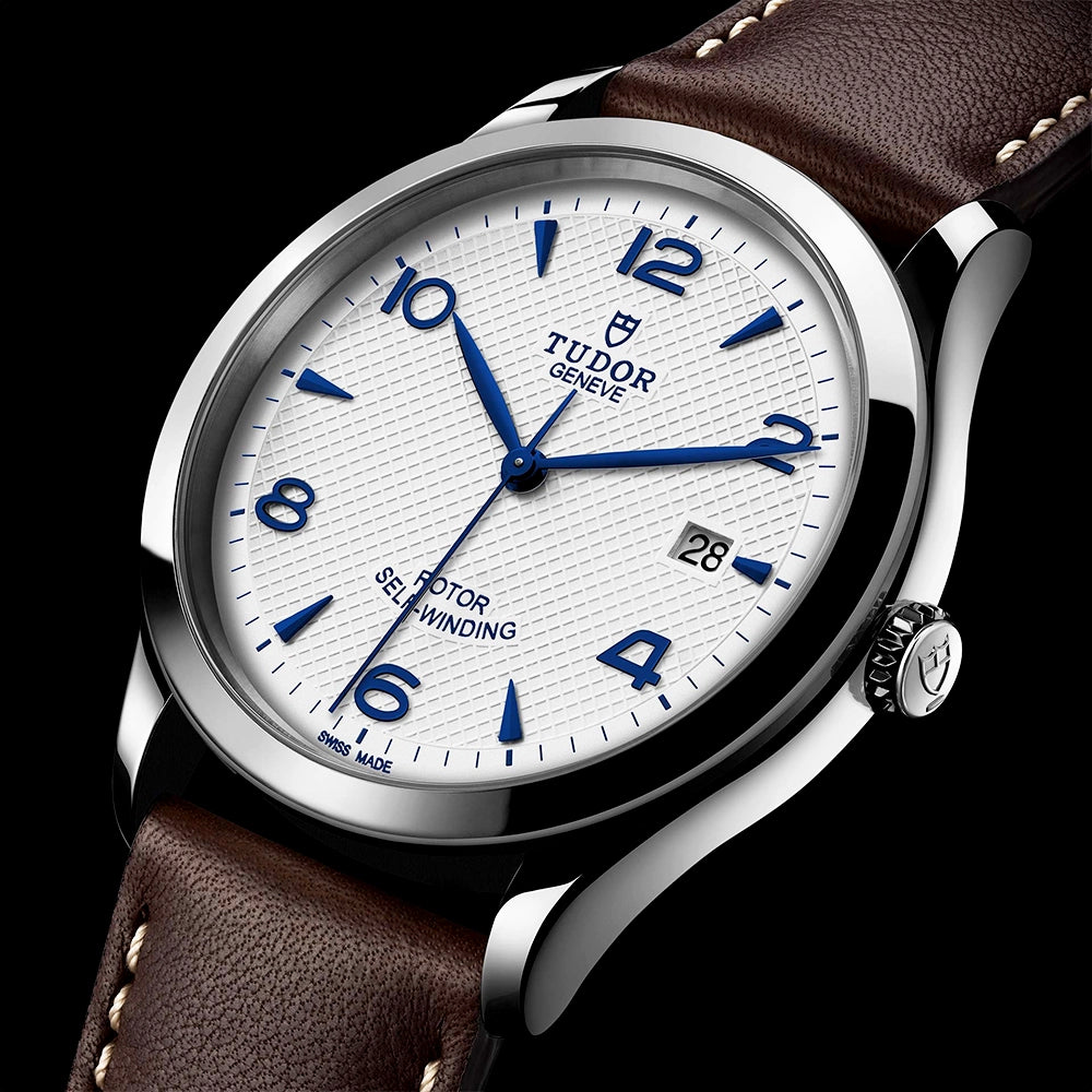 Blue Arabic Dial Mens Automatic Strap Watch - Berry's Jewellers