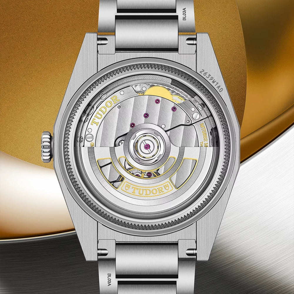 TUDOR Monarch 39mm Dark-Champagne Dial Integrated Bracelet Watch - Berry's Jewellers
