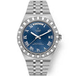 TUDOR Royal Date/Day 40mm Blue Roman Dial Mens Automatic Watch - Berry's Jewellers
