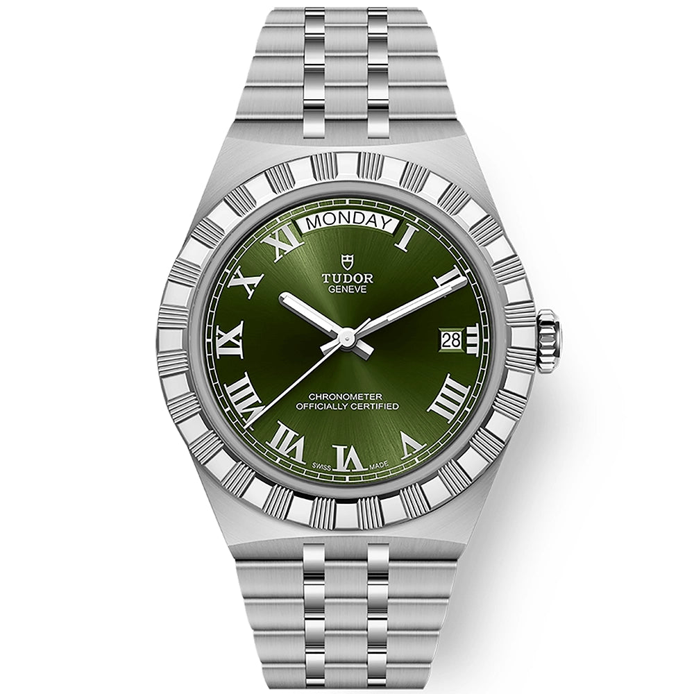 Day 40mm Olive Green Dial Mens Automatic Watch - Berry's Jewellers