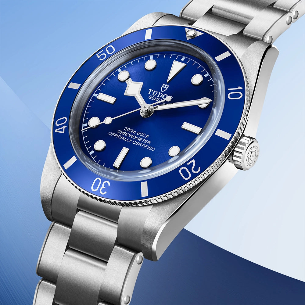 TUDOR Black Bay 54 37mm Blue Dial & Bezel Automatic Bracelet Watch - Berry's Jewellers