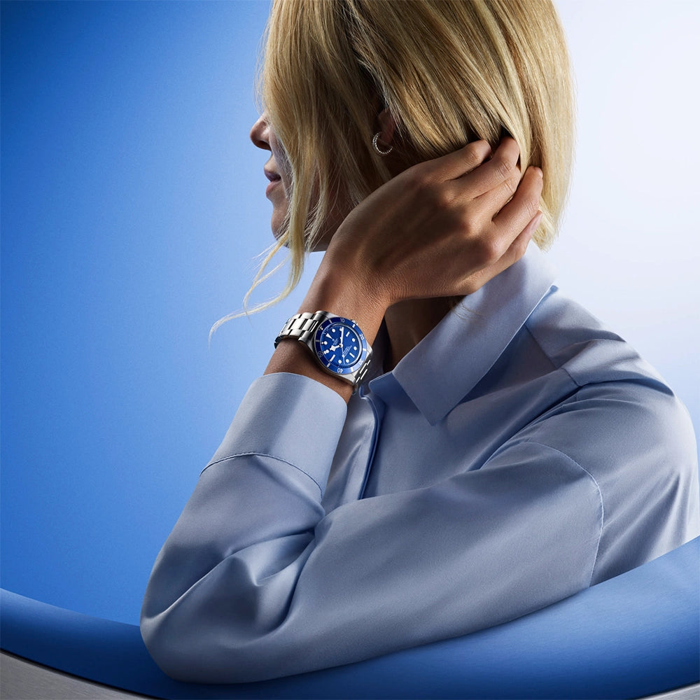 TUDOR Black Bay 54 37mm Blue Dial & Bezel Automatic Bracelet Watch - Berry's Jewellers