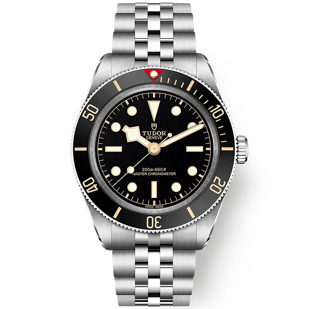 TUDOR Black Bay 58 39mm Black Dial & Bezel Five-Link Bracelet Watch - Berry's Jewellers