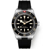 TUDOR Black Bay 58 39mm Black Dial & Bezel Rubber Strap Watch - Berry's Jewellers