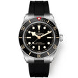 TUDOR Black Bay 58 39mm Black Dial & Bezel Rubber Strap Watch - Berry's Jewellers