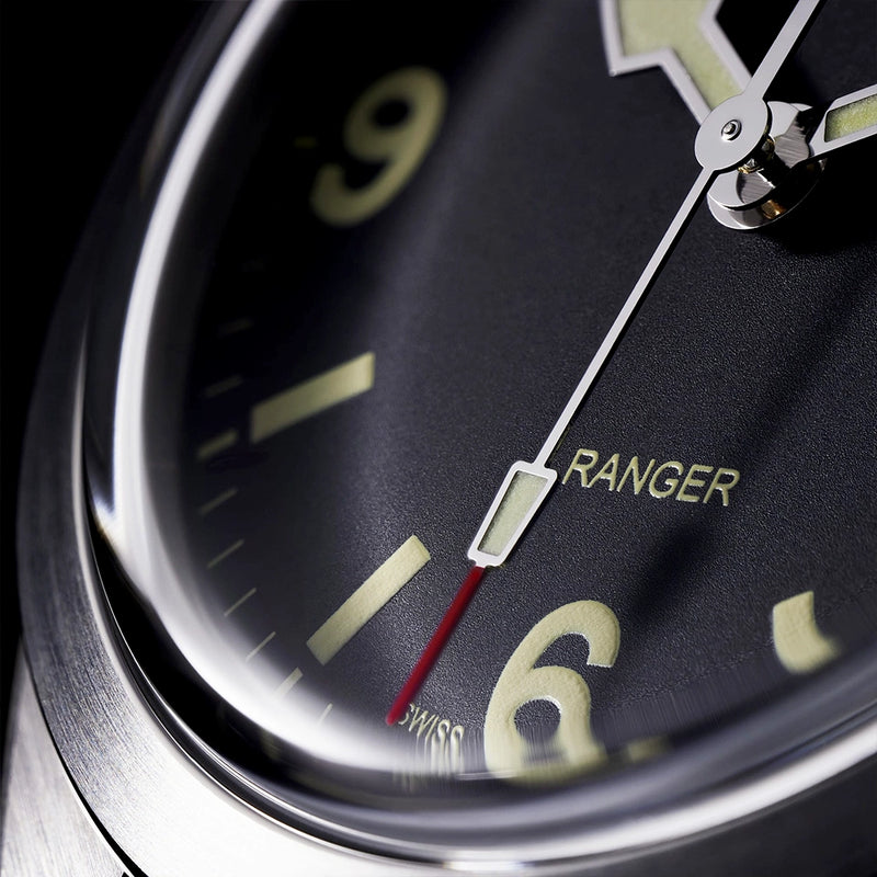 TUDOR Ranger 39mm Black Domed Dial Automatic NATO Strap Watch - Berry's Jewellers