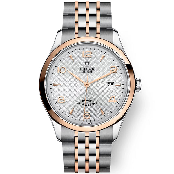 Rose Gold Two-Tone Mens Automatic Bracelet Watch
