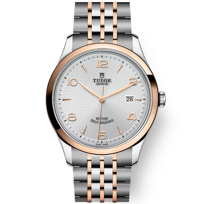 1926 41mm Silver/Rose Gold Two-Tone Mens Automatic Bracelet Watch