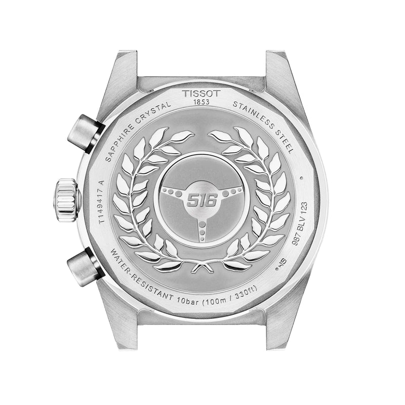 Tissot PR516 40mm Blue-Black Gradient Dial Mens Chronograph Watch - Berry's Jewellers