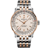 Breitling Navitimer 41mm Two-Tone Silver Dial Mens Bracelet Watch - Berry's Jewellers