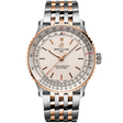 Breitling Navitimer 41mm Two-Tone Silver Dial Mens Bracelet Watch - Berry's Jewellers