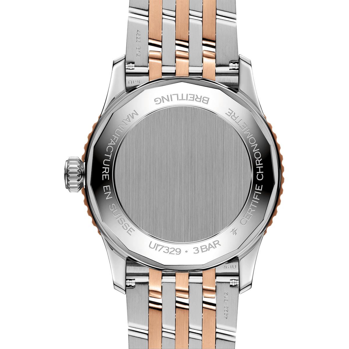 Breitling Navitimer 41mm Two-Tone Silver Dial Mens Bracelet Watch - Berry's Jewellers