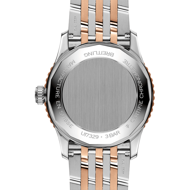 Breitling Navitimer 41mm Two-Tone Silver Dial Mens Bracelet Watch - Berry's Jewellers