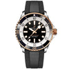 Breitling Superocean 42mm Steel & 18ct Rose Gold Rubber Strap Watch - Berry's Jewellers