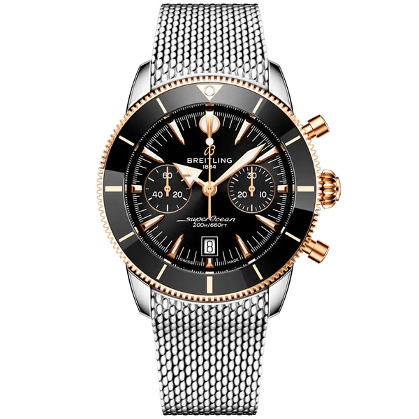 Breitling Superocean Heritage Chronograph 42mm Two-Tone Bracelet Watch - Berry's Jewellers