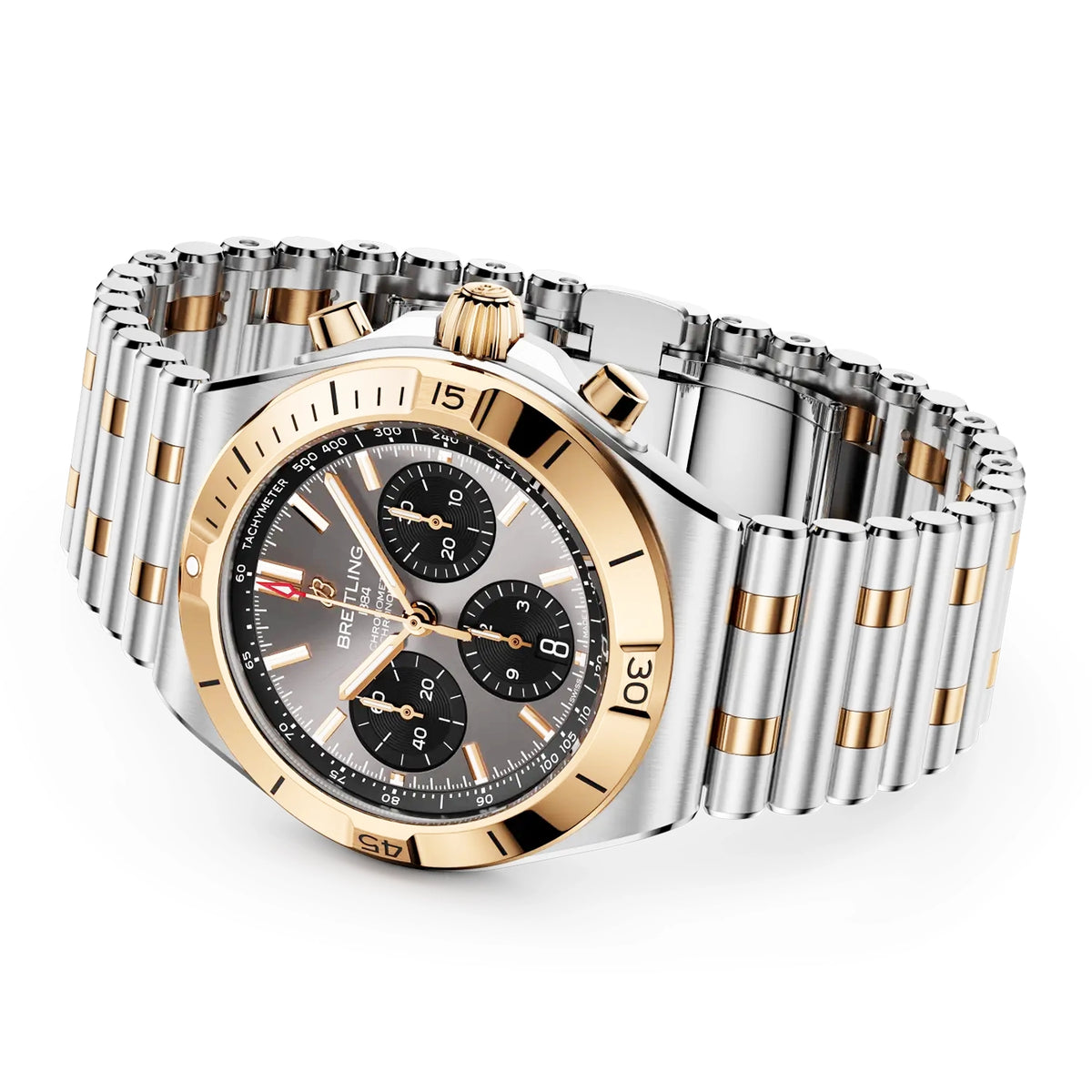 Breitling Chronomat Chronograph 42mm Two-Tone Mens Bracelet Watch - Berry's Jewellers
