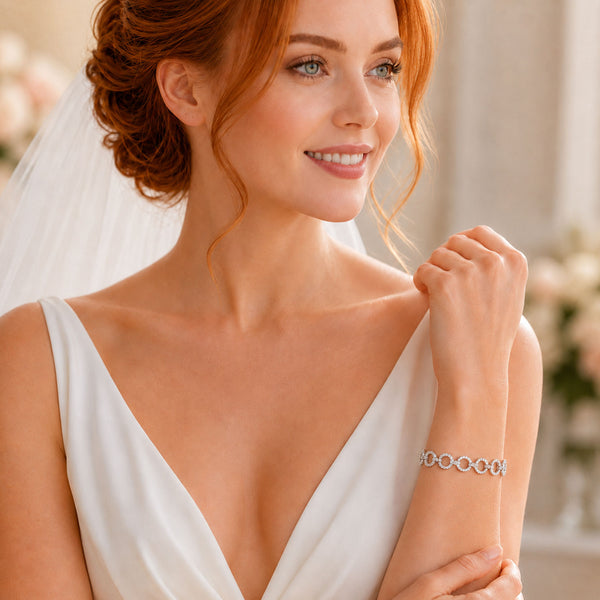 Berry's 18ct White Gold Diamond Set Circles Bracelet - Berry's Jewellers