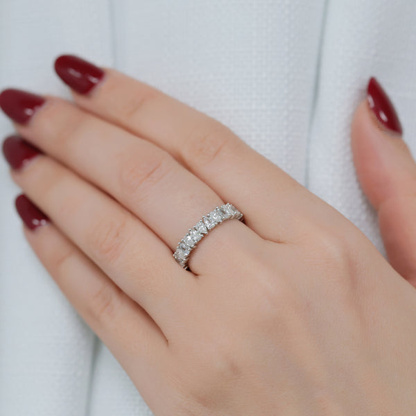 Berry's Platinum Pear Shape Diamond Claw Set Full Eternity Ring - Berry's Jewellers