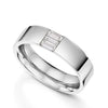 Berry's 18ct White Gold Baguette Diamond Wide Dress Ring - Berry's Jewellers
