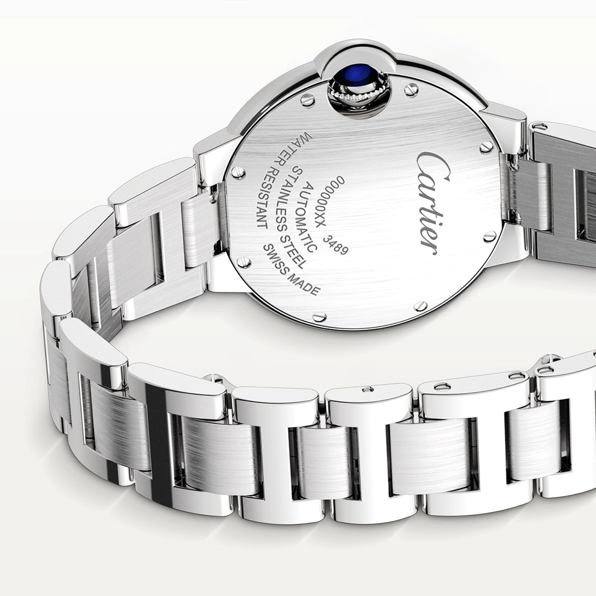 Cartier Ballon Bleu de Cartier 33mm Silver Diamond Dial Ladies Watch - Berry's Jewellers
