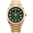 Rolex Day-Date 36mm 18ct Yellow Gold Green Ombre Dial Watch (2020) 128238