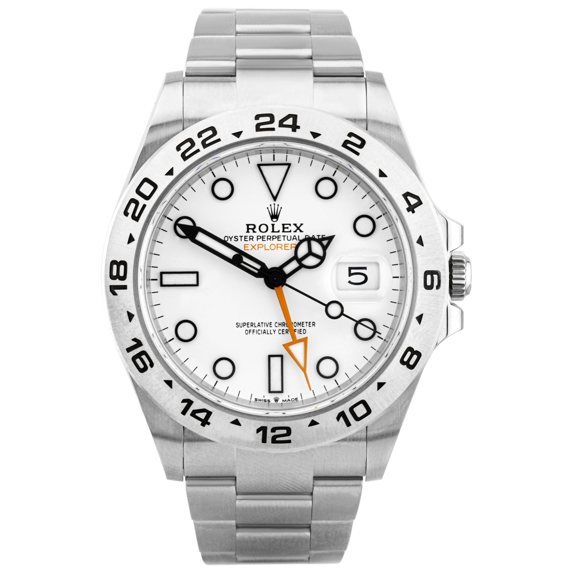 Rolex Explorer II 42mm Polar White Dial Mens Automatic Watch (2024)