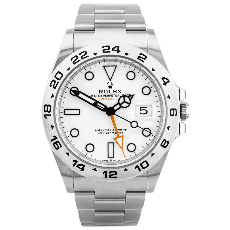 Rolex Explorer II 42mm Polar White Dial Mens Automatic Watch (2024)