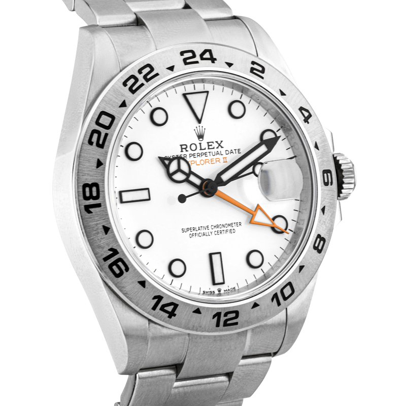 Rolex Explorer II 42mm Polar White Dial Mens Automatic Watch (2024)