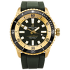 Breitling Superocean Bronze 44mm Green Dial Rubber Strap Watch
