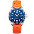 TAG Heuer Formula 1 43mm Blue Sunray Dial Mens Orange Strap Watch - Berry's Jewellers