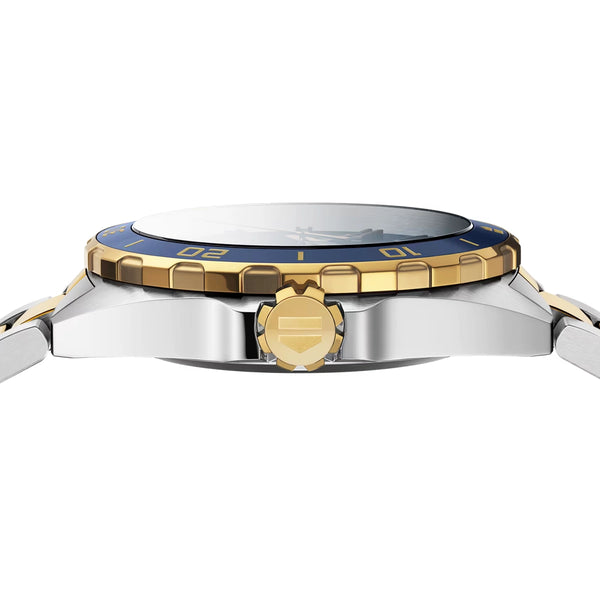 TAG Heuer Formula 1 41mm Two-Tone Blue Dial Mens Bracelet Watch - Berry's Jewellers