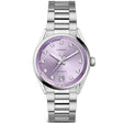 TAG Heuer Carrera Date 36mm Lavender Purple Diamond Dial Ladies Watch - Berry's Jewellers