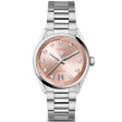 TAG Heuer Carrera Date 36mm Salmon Pink Diamond Dial Ladies Bracelet Watch - Berry's Jewellers