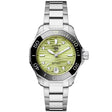 TAG Heuer Aquaracer 36mm Green Diamond Dial & Ceramic Bezel Ladies Watch - Berry's Jewellers