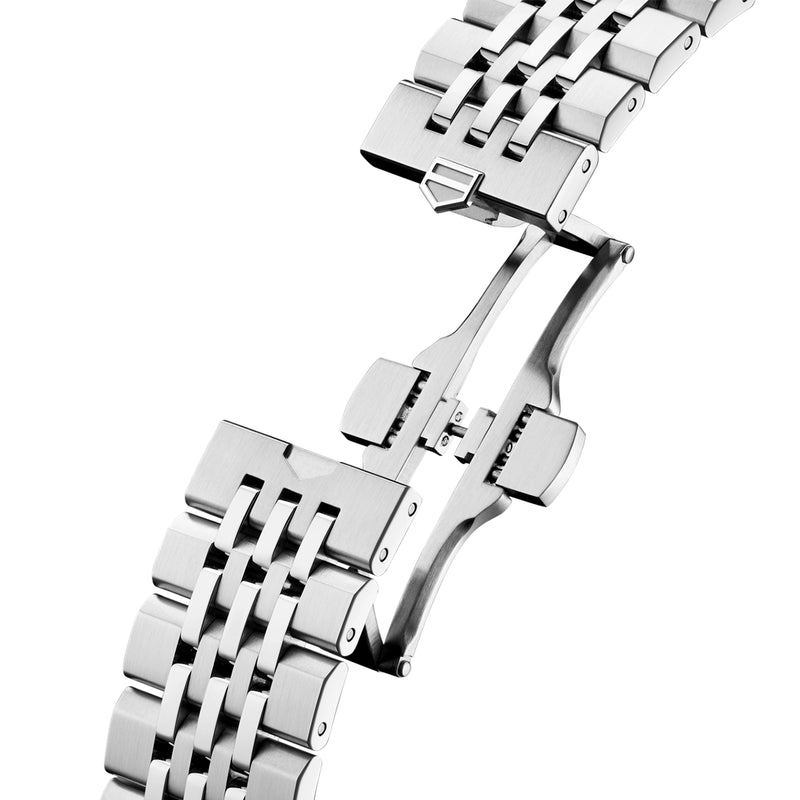 TAG Heuer Carrera Astronomer 39mm Silver Dial Mens Automatic Bracelet Watch - Berry's Jewellers