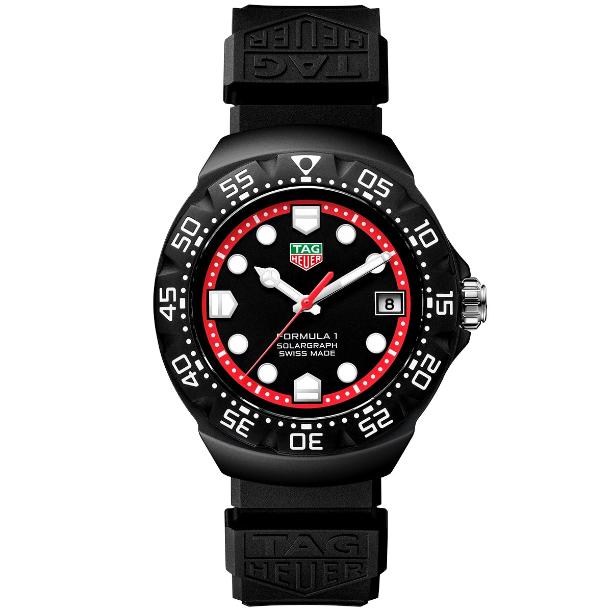 TAG Heuer Formula 1 Solargraph 38mm All-Black DLC Limited Edition Watch - Berry's Jewellers