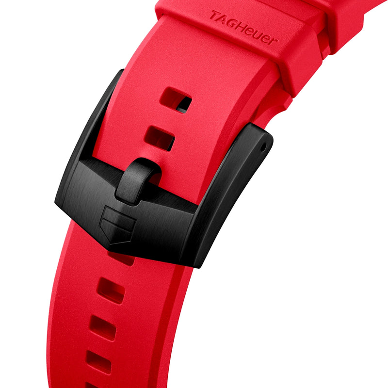 TAG Heuer Formula 1 Solargraph 38mm White Dial Red Polylight Watch - Berry's Jewellers