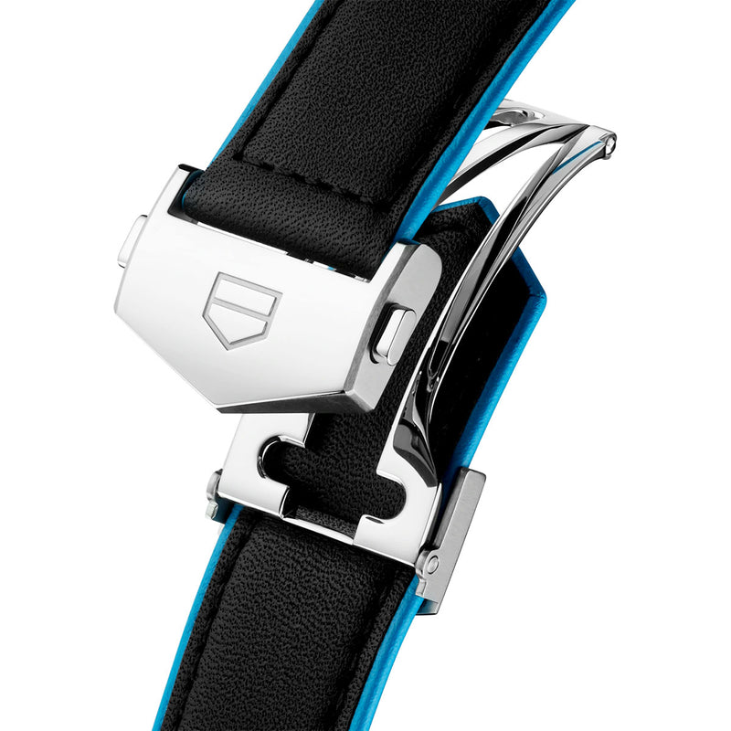 TAG Heuer Carrera Day-Date 41mm Black Dial Automatic Strap Watch - Berry's Jewellers