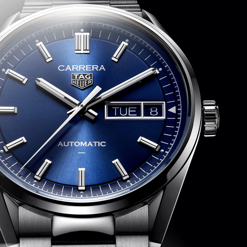 TAG Heuer Carrera Day-Date Blue Dial Watch