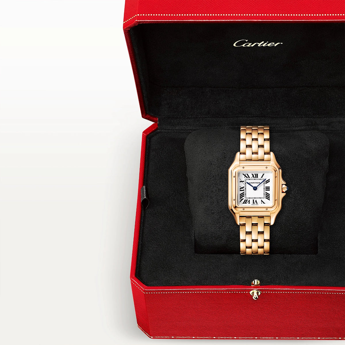 Cartier Panthère de Cartier Medium 18ct Rose Gold Ladies Bracelet Watch - Berry's Jewellers