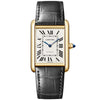 Cartier Tank Louis Cartier 18ct Yellow Gold Silver Dial Automatic Watch - Berry's Jewellers