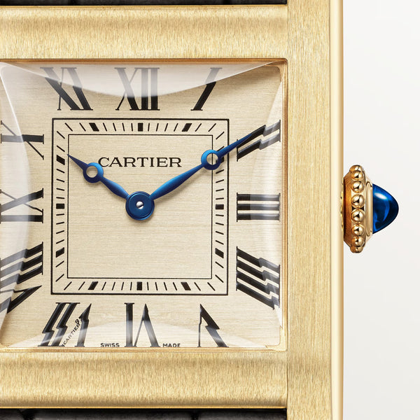 Cartier Privé Tank Normale 18ct Yellow Gold Leather Strap Watch - Berry's Jewellers