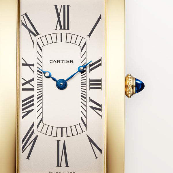 Cartier Privé Tank Cintrée 18ct Yellow Gold Leather Strap Watch - Berry's Jewellers
