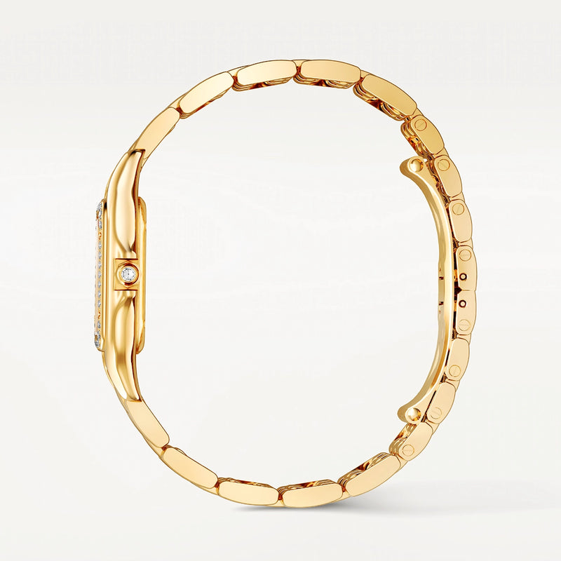 Panthère de Cartier Small Diamond Dial 18ct Yellow Gold Watch