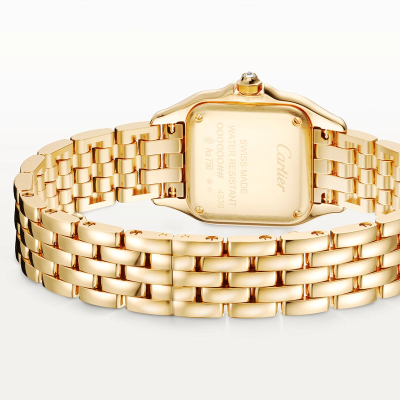 Panthère de Cartier Small Diamond Dial 18ct Yellow Gold Watch